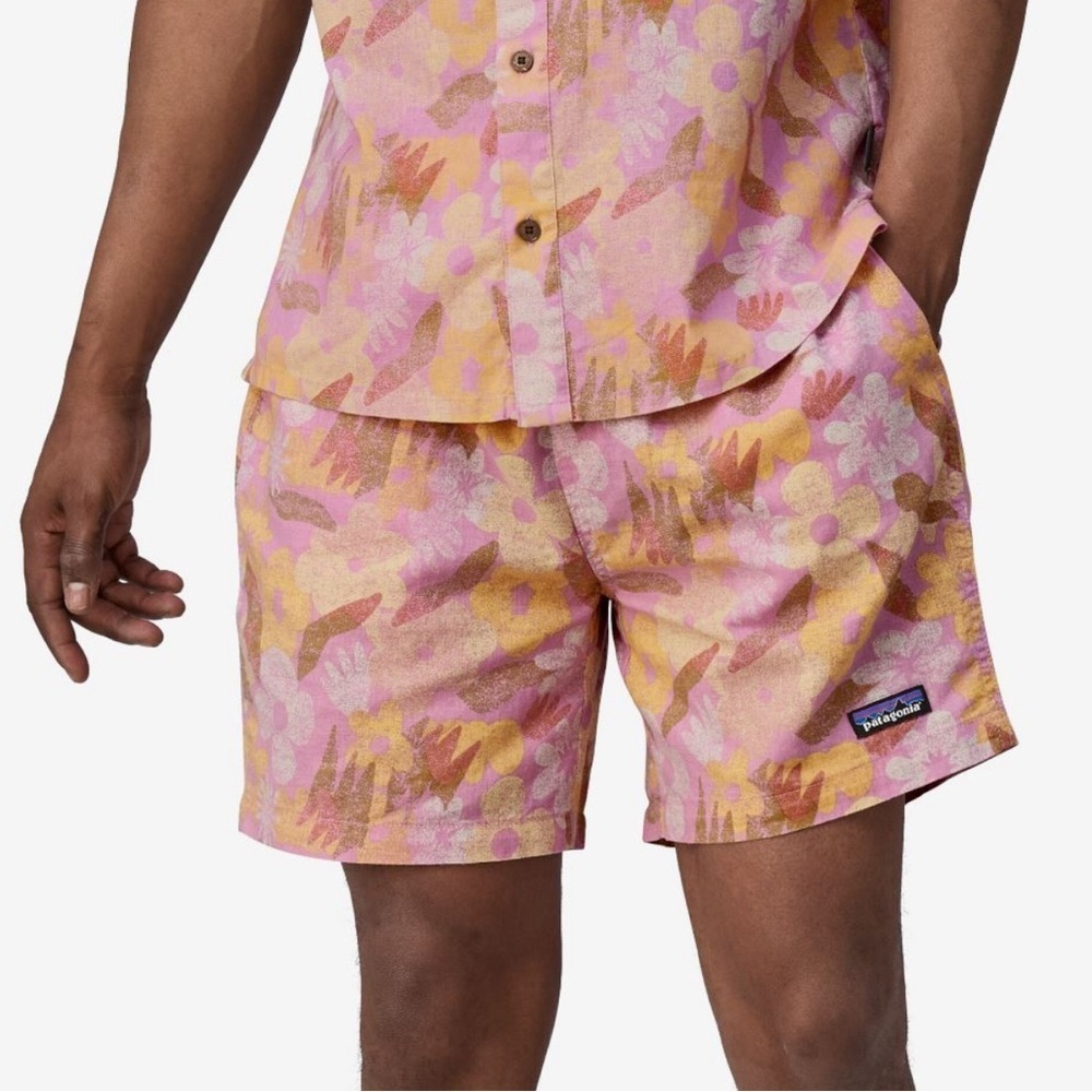 NWOT Patagonia Men’s Baggies Natural 6.5” Organic Cotton Shorts. - Picture 2 of 7